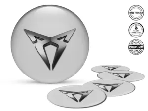 Seat Cupra Adesivo Cupola Design Emblemi Ruota Pregiati